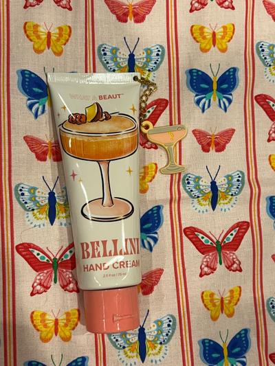 What A Beaut Bellini Hand Cream 2.5oz with Cocktail Charm