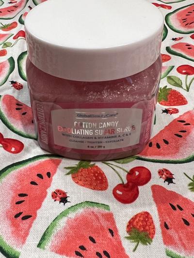 Global Beauty Care Cotton Candy Exfoliating Sugar Scrub 6oz