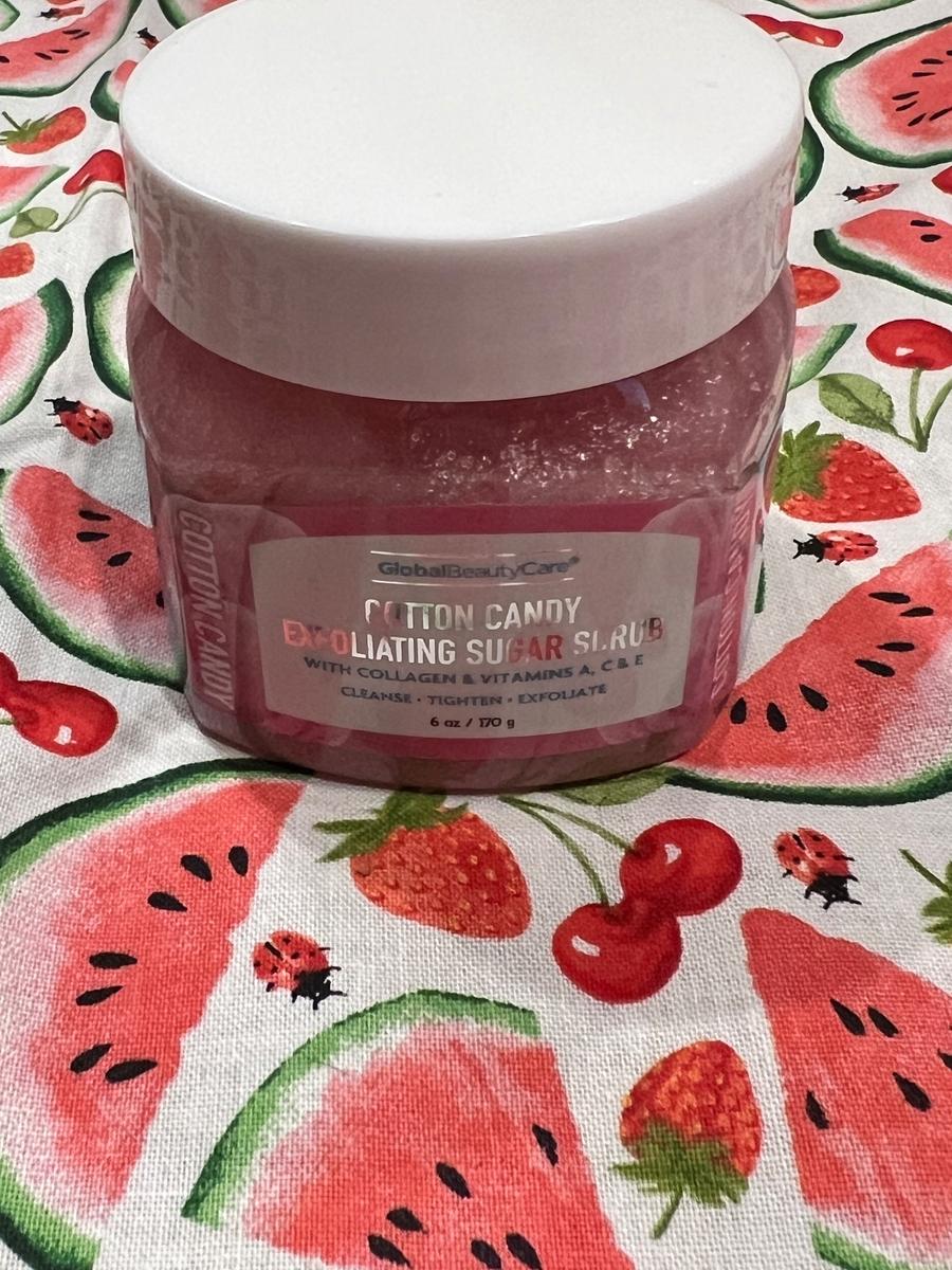 Global Beauty Care Cotton Candy Exfoliating Sugar Scrub 6oz