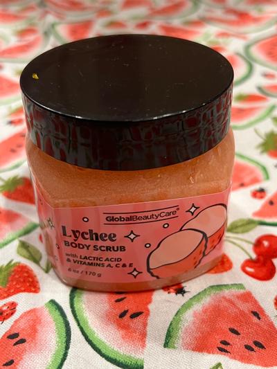 Global Beauty Care Lychee Body Scrub 6oz