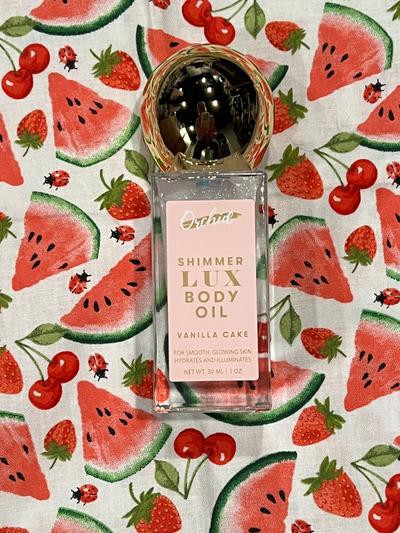 Orchid Shimmer Lux Body Oil Vanilla Cake 1oz