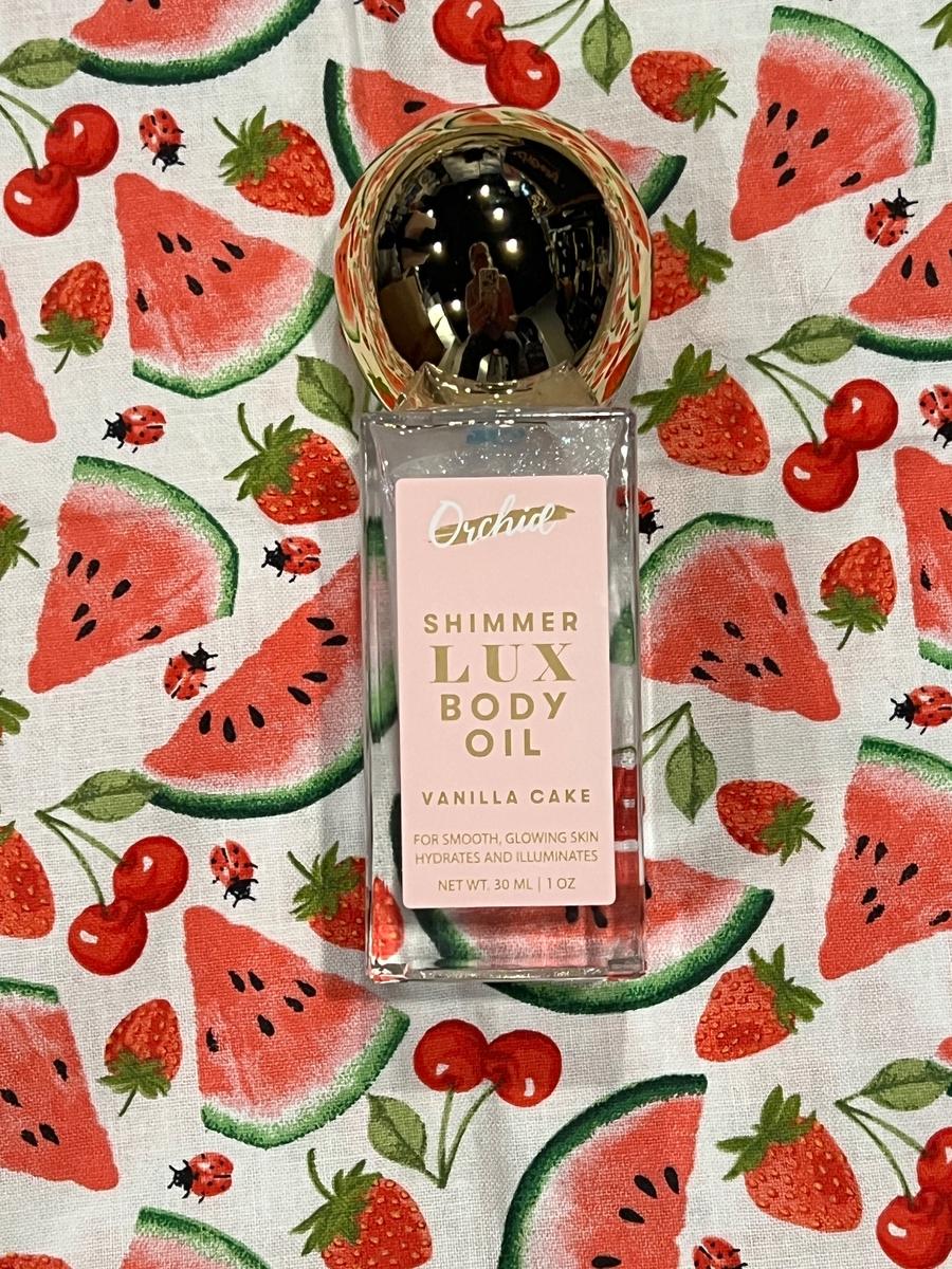Orchid Shimmer Lux Body Oil Vanilla Cake 1oz