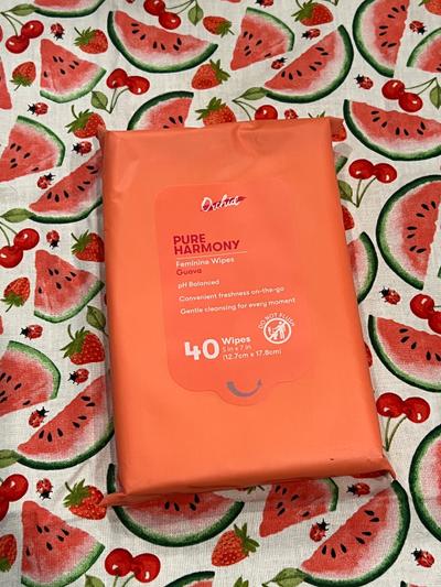 Orchid Pure Harmony Feminine Wipes Guava 40ct