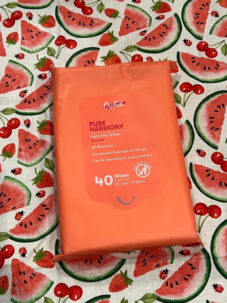 Orchid Pure Harmony Feminine Wipes Guava 40ct