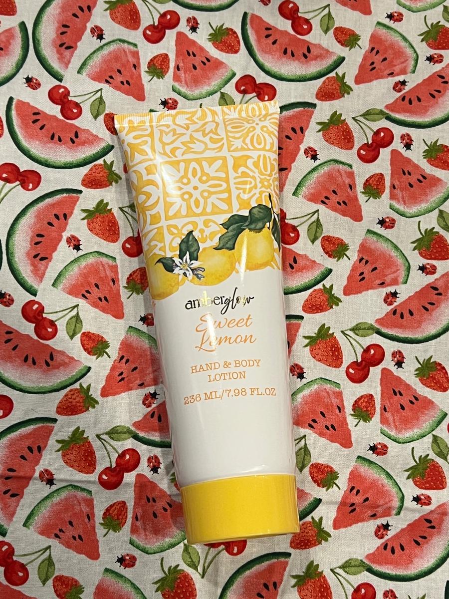 Amber Glow Sweet Lemon Hand & Body Lotion 7.98oz