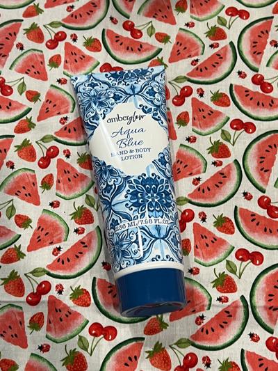 Amberglow Aqua Blue Hand & Body Lotion 7.98 fl oz