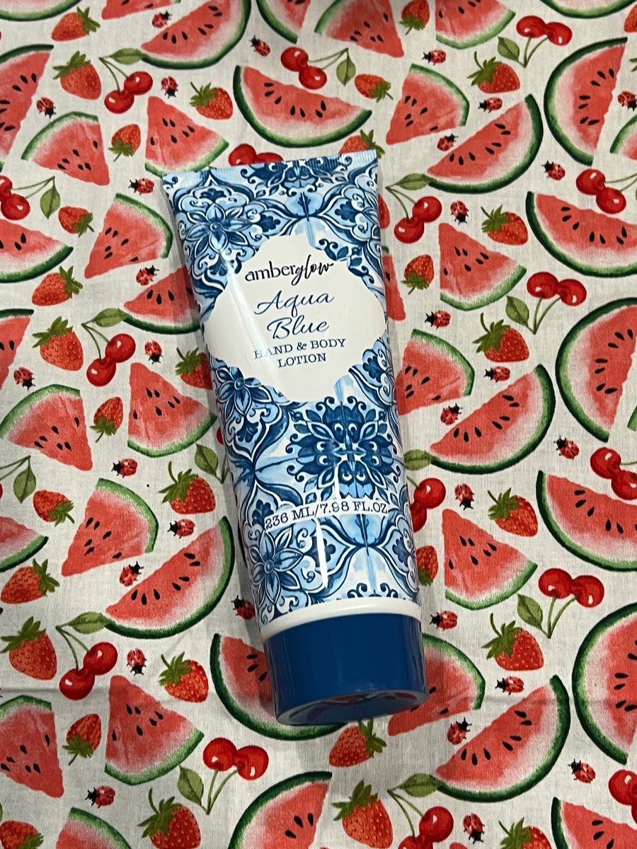 Amberglow Aqua Blue Hand & Body Lotion 7.98 fl oz