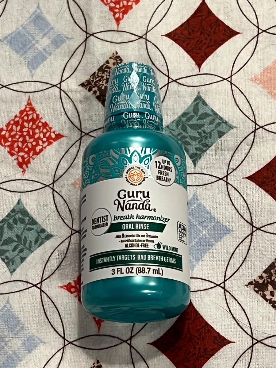 GuruNanda Breath Harmonizer Wild Mint Oral Rinse 3oz