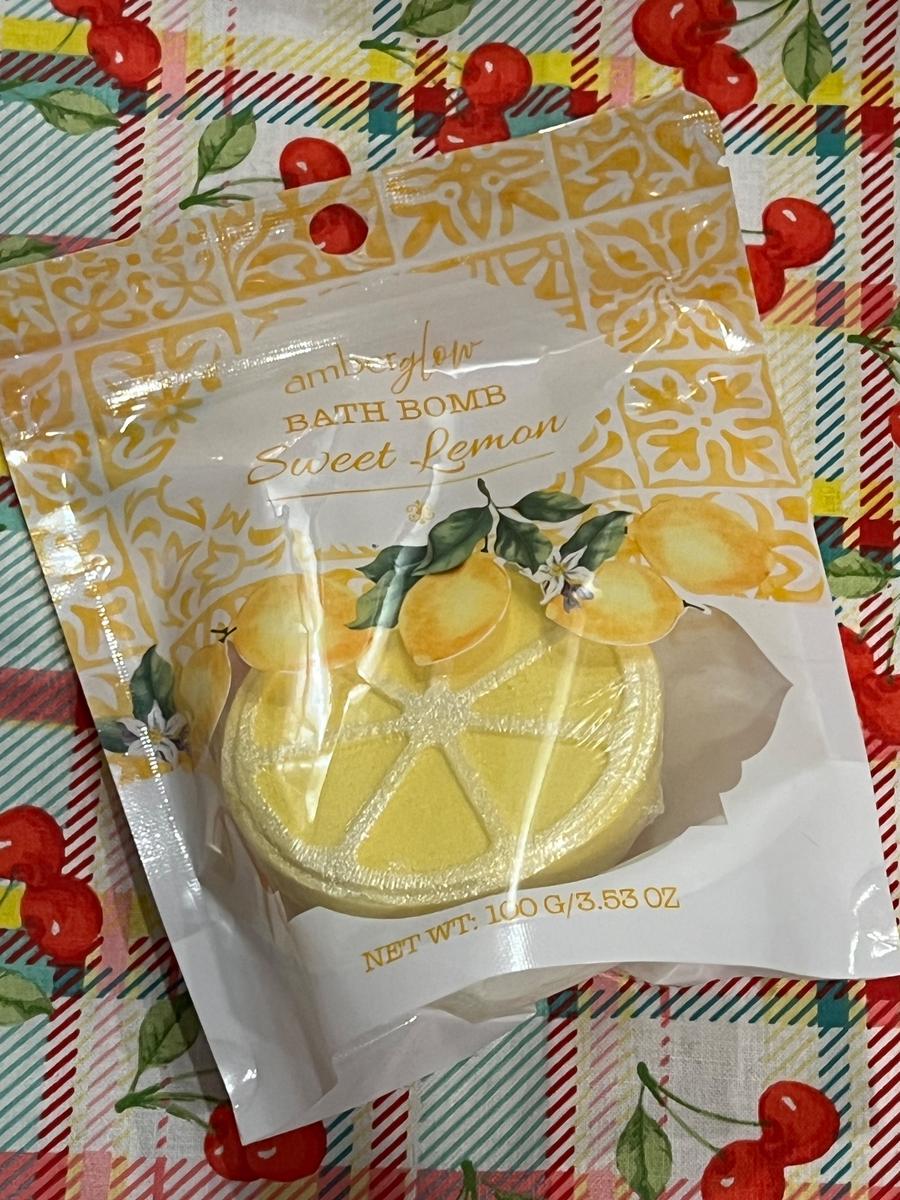 Amberglow Sweet Lemon Bath Bomb