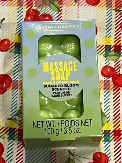 Bathelosophy Massage Soap Sugared Bloom Scented