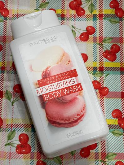 ProSilk Salon Cherry & Vanilla Macaroon Moisturizing Body Wash 15oz