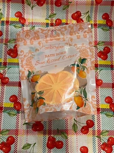 Amberglow Sun Kissed Citrus Bath Bomb