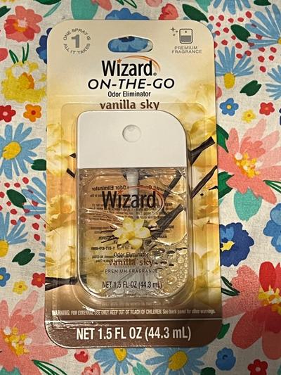 Wizard On-The-Go Vanilla Sky Odor Eliminator Spray