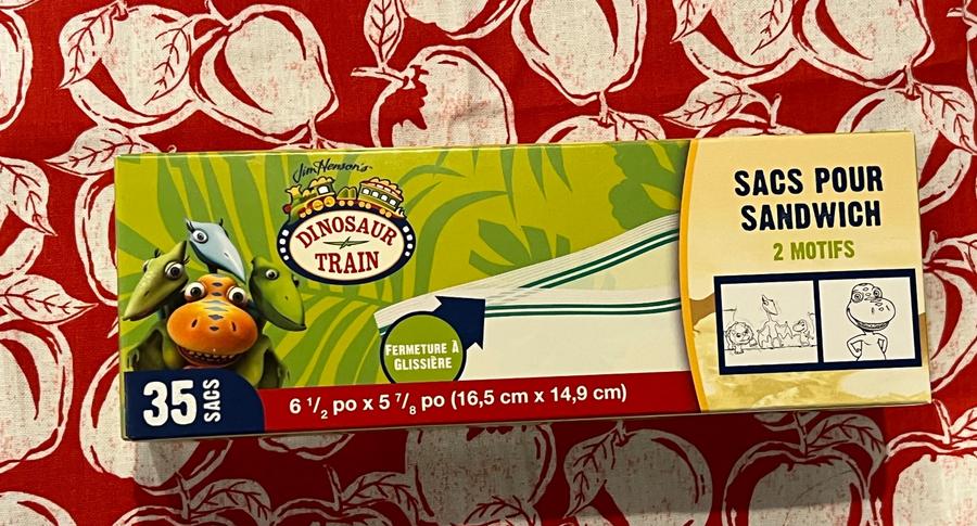 Dinosaur Train sandwich bags 35ct