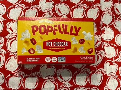 Popfully Hot Cheddar Gourmet Popcorn 3-pack