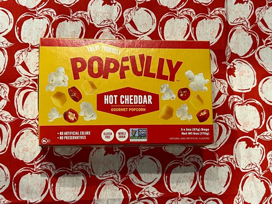 Popfully Hot Cheddar Gourmet Popcorn 3-pack