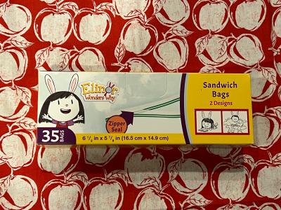 Elinor Wonders Why sandwich bags 35ct zipper seal