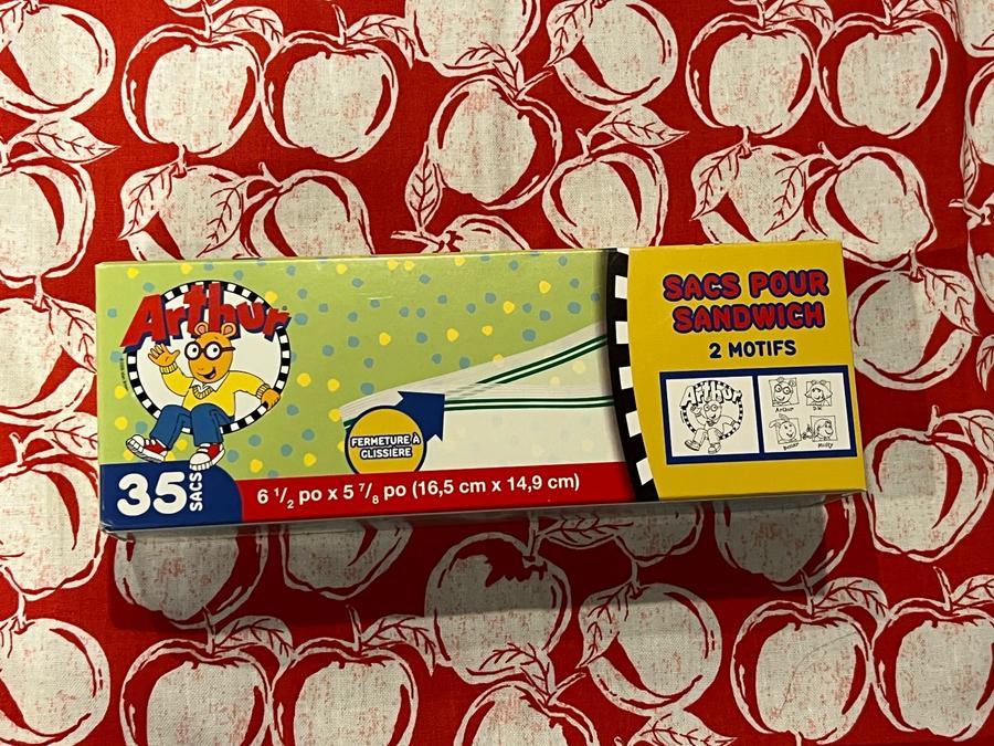 Arthur Sandwich Bags 35ct Ziplock
