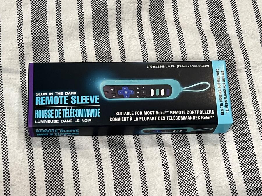 Glow in the Dark Roku Remote Sleeve/ Blue
