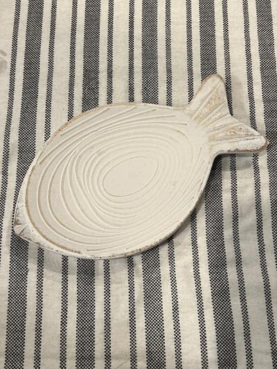 Fish-Shaped Ceramic Trinket Dish