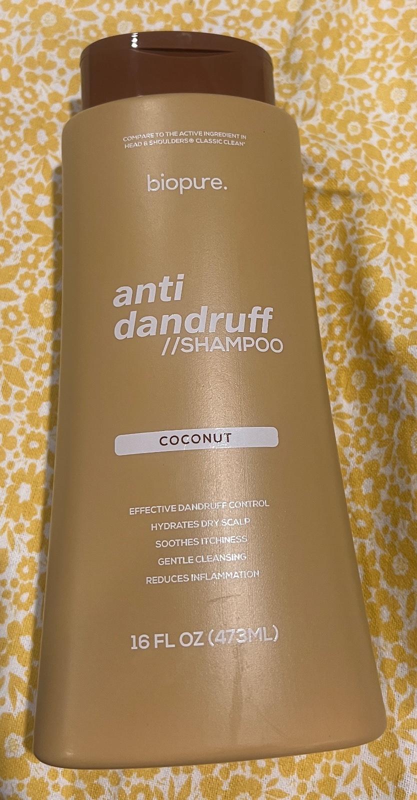 Biopure Anti Dandruff Coconut Shampoo 16oz