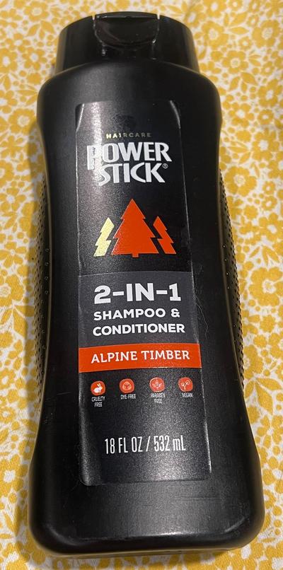 Power Stick 2-in-1 Shampoo & Conditioner Alpine Timber 18oz