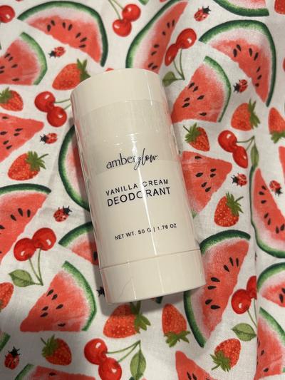 Amber Glow Vanilla Cream Deodorant