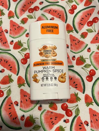 Power Stick Warm Pumpkin Spice Aluminum-Free Deodorant