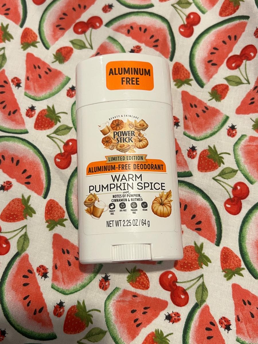 Power Stick Warm Pumpkin Spice Aluminum-Free Deodorant