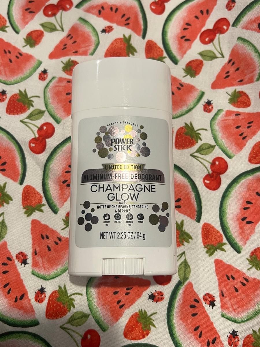Power Stick Champagne Glow Aluminum-Free Deodorant Limited Edition