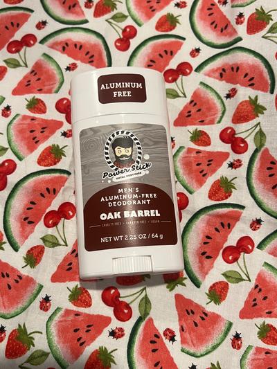 Power Stick Oak Barrel Men's Aluminum-Free Deodorant