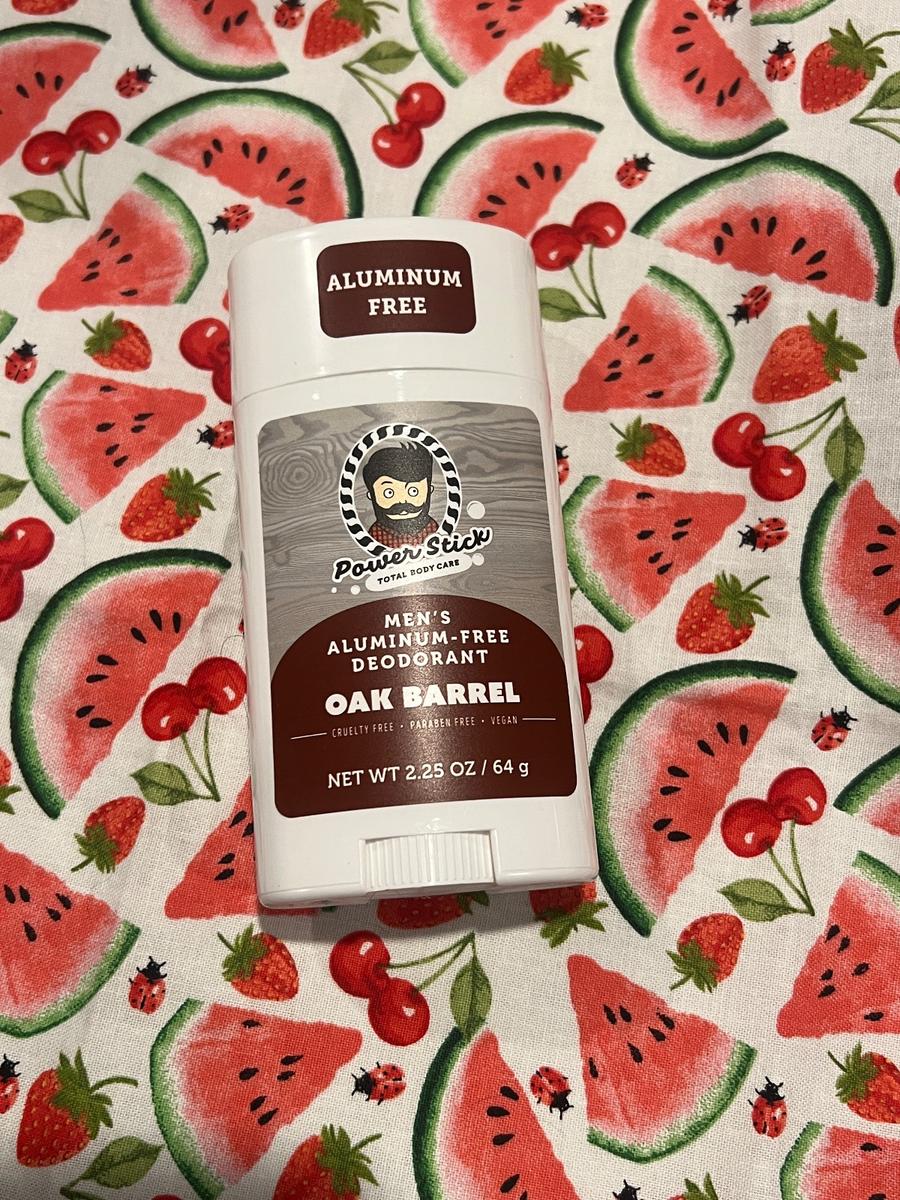 Power Stick Oak Barrel Men's Aluminum-Free Deodorant