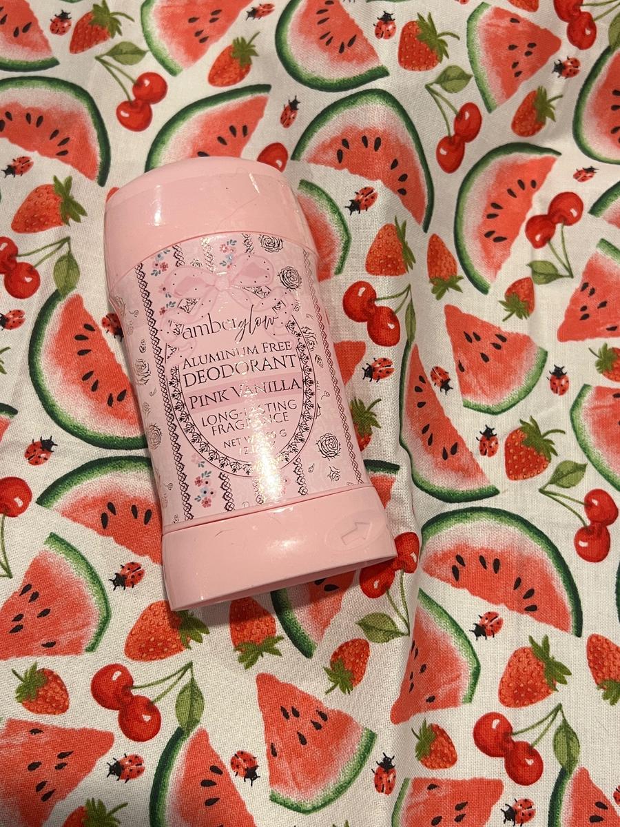 Amberglow Pink Vanilla Aluminum Free Deodorant