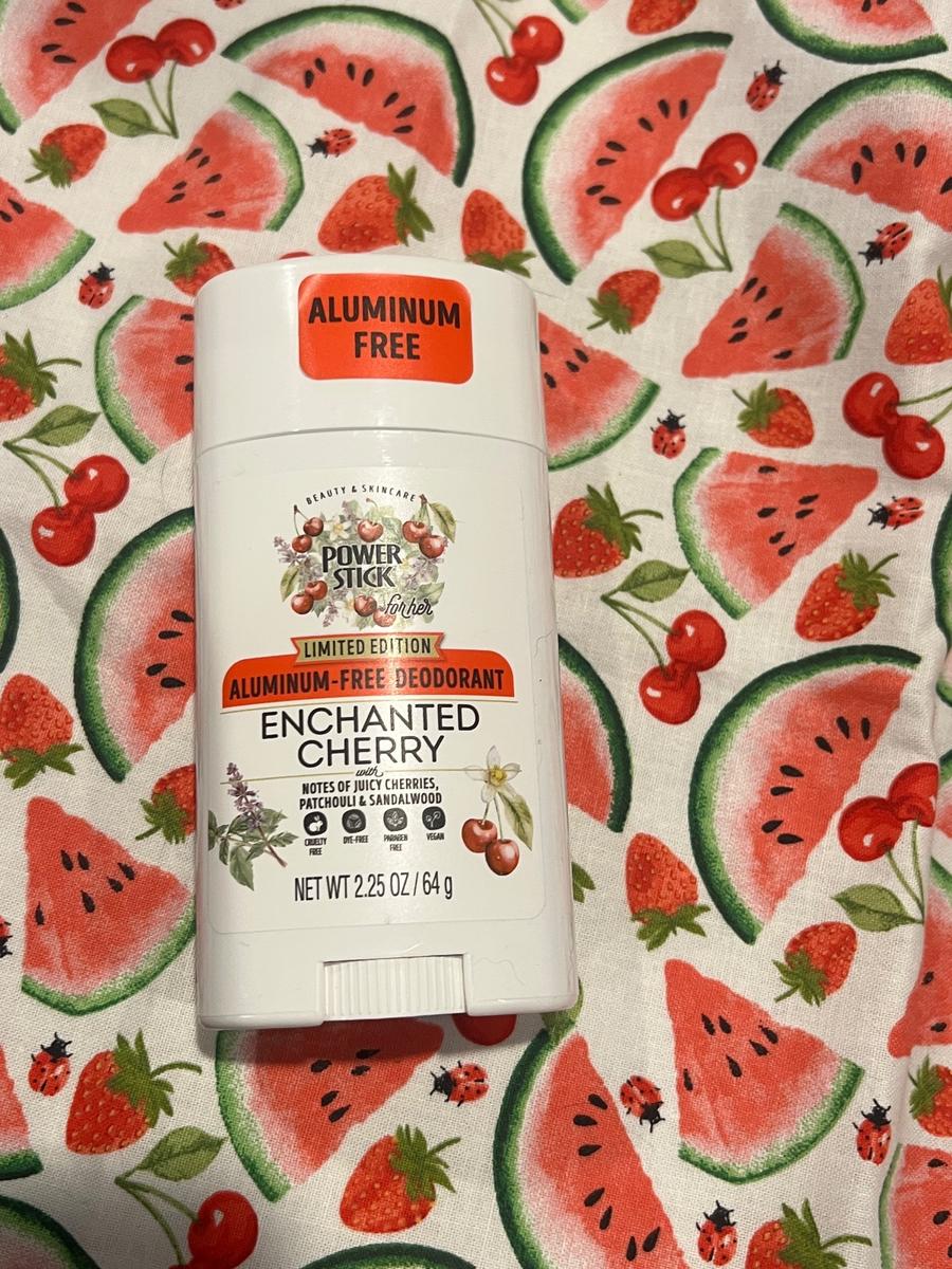 Power Stick Enchanted Cherry Aluminum-Free Deodorant Limited Edition