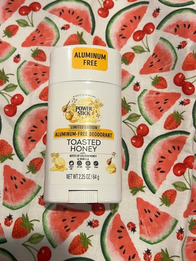 Power Stick Toasted Honey Aluminum-Free Deodorant Limited Edition
