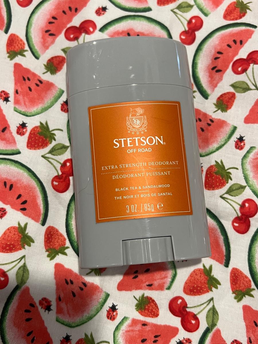 Stetson Off Road Extra Strength Deodorant Black Tea & Sandalwood 3oz