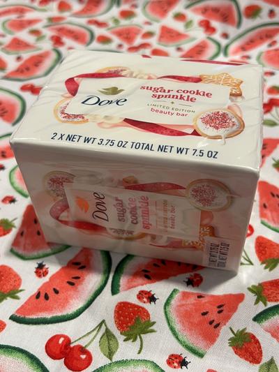 Dove Sugar Cookie Sprinkle/  Limited Edition Beauty Bar 2-pack