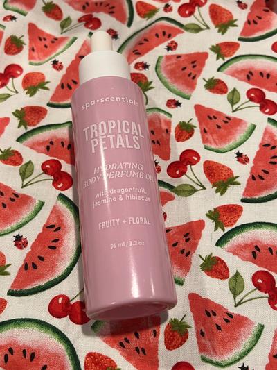 Spa Scentials Tropical Petals Hydrating Body Perfume Oil