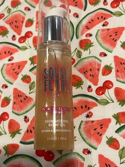 Solar Flare Brazilian Caramel Dreams Shimmering Body Oil