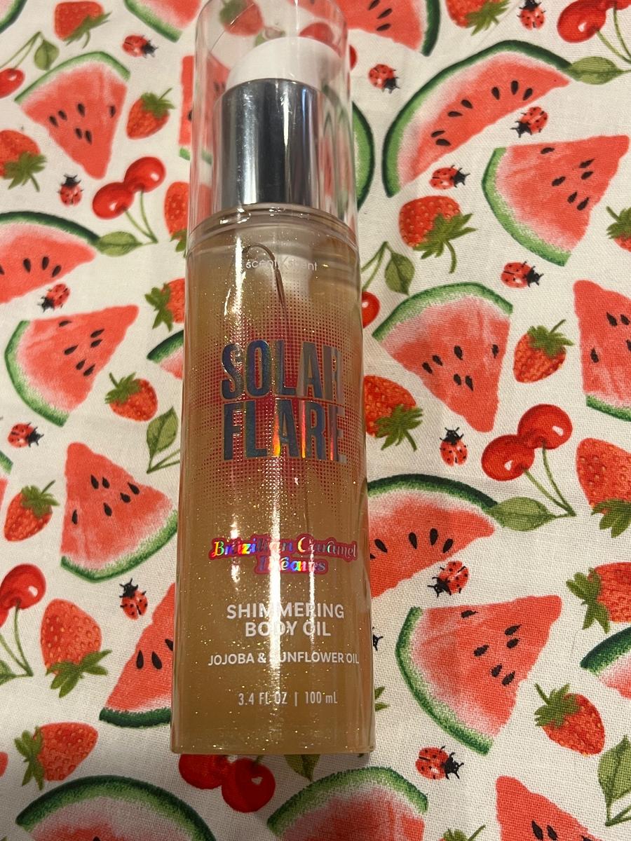 Solar Flare Brazilian Caramel Dreams Shimmering Body Oil