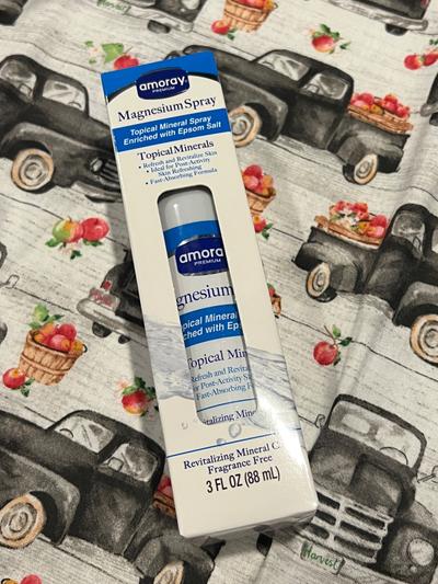 Amoray Premium Magnesium Spray Epsom Salt 3oz