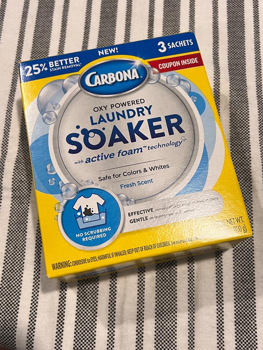 Carbona Oxy Powered Laundry Soaker 3-Sachet Box