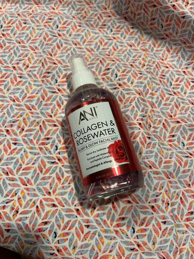 ANI Gold Collagen & Rosewater Plump & Glow Facial Mist 7.5oz