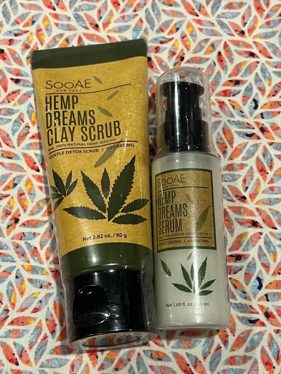 Soo'AE Hemp Dreams Clay Scrub & Serum Set