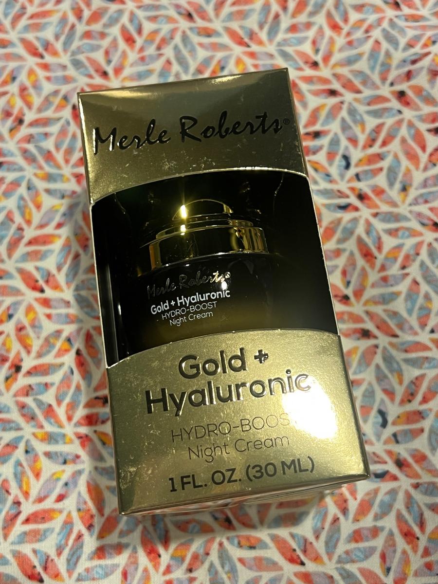 Merle Roberts Gold + Hyaluronic Hydro-Boost Night Cream 1oz