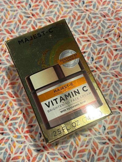 Majest-C Vitamin C Brightening Face Cream with Hyaluronic Acid 2.5 fl oz