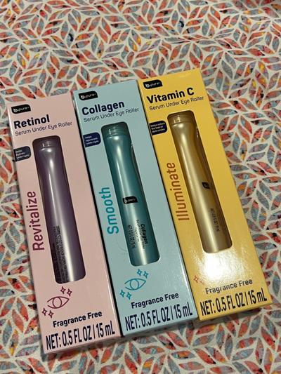 b.pure Serum Under Eye Roller Bundle – Retinol, Collagen & Vitamin C