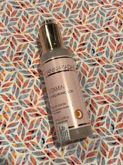Manna Kadar Vitamin C & Hyaluronic Acid Night Serum 2oz