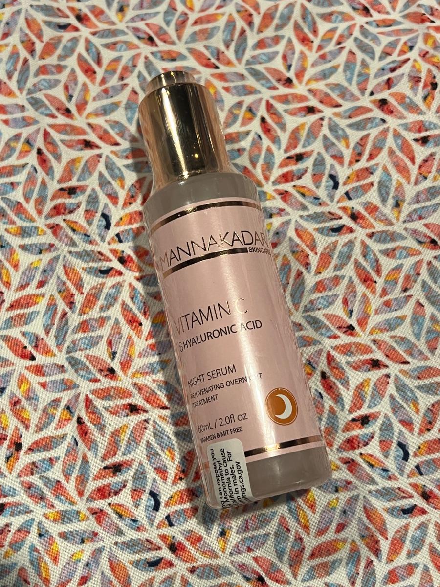Manna Kadar Vitamin C & Hyaluronic Acid Night Serum 2oz