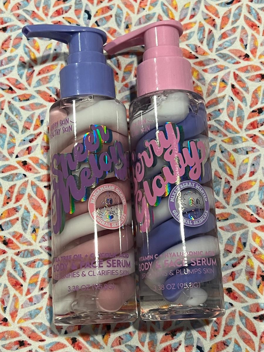 Sheer Melony & Berry Glowy Body & Face Serum Duo